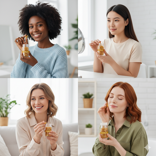 NEW! Vitamin E Facial Serum Capsules – Anti-Dryness, Deep Moisturizing Essence, 90 Single-Use Capsules